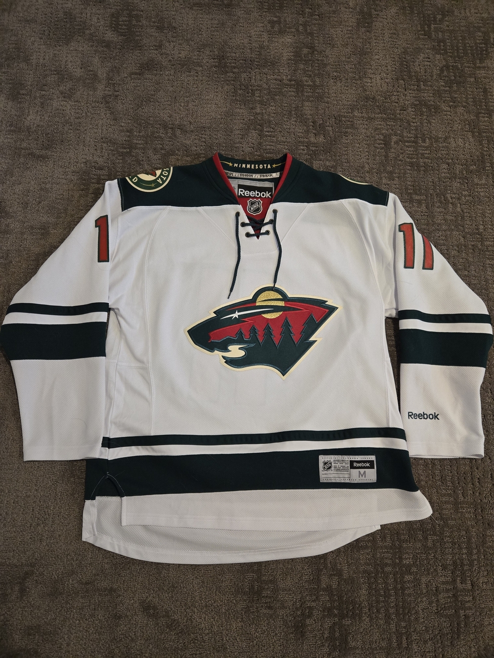 Reebok Minnesota Wild Zach Parise Hockey Jersey